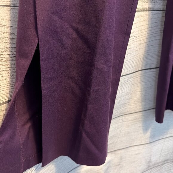 Theory 100% Wool Purple Straight-Leg Pants Size 6 - Picture 2 of 5